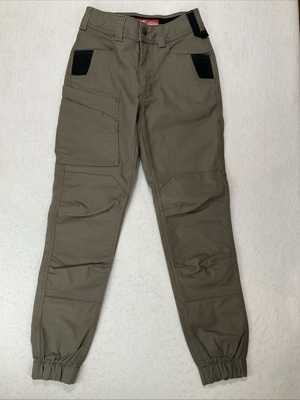 Milwaukee Gridiron Pants Womens 2 Taupe Double Knee Cargo Joggers Utility Work